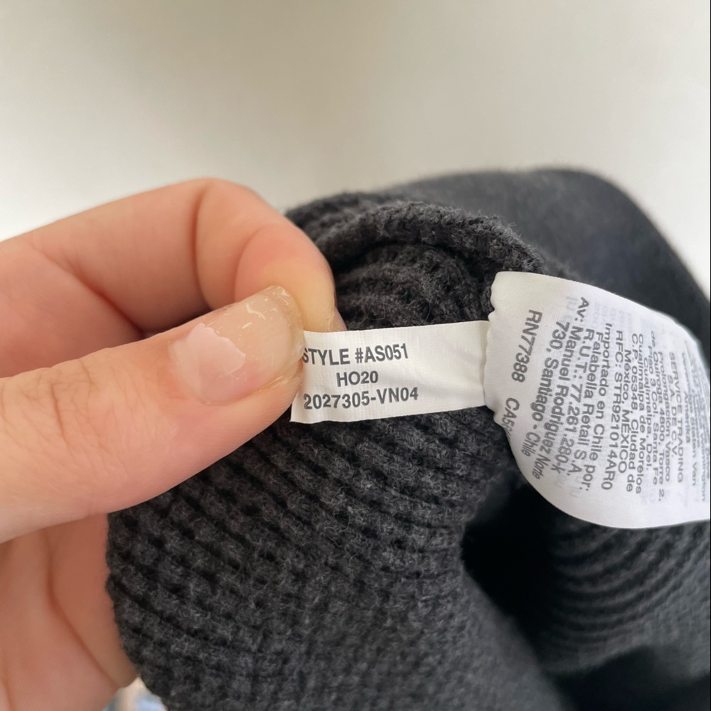 J.CREW Heavyweight Waffle Jogger Lounge Draw String Pant Gray AS051 - Picture 5 of 5